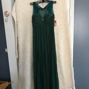 Emerald Long Beaded Prom/Wedding Guest Dress